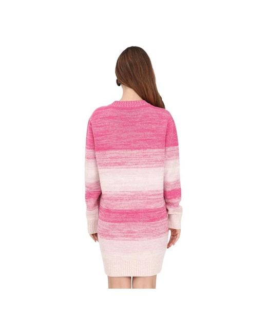 Moschino Pink Knitted Dresses