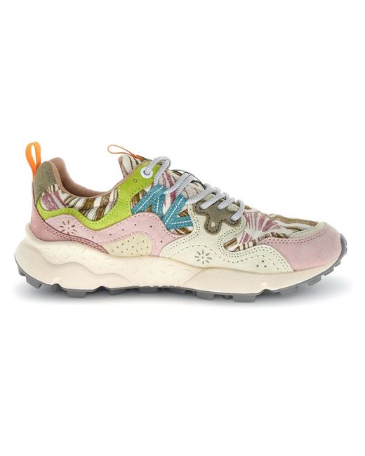 Flower Mountain White Sneakers