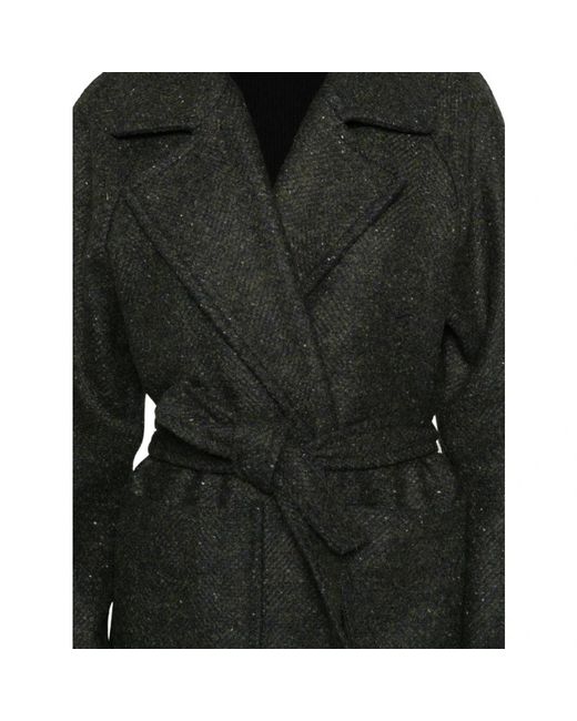 Belted Coats Diega de color Black