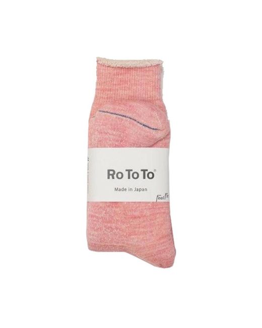 Socks RoToTo en coloris Pink