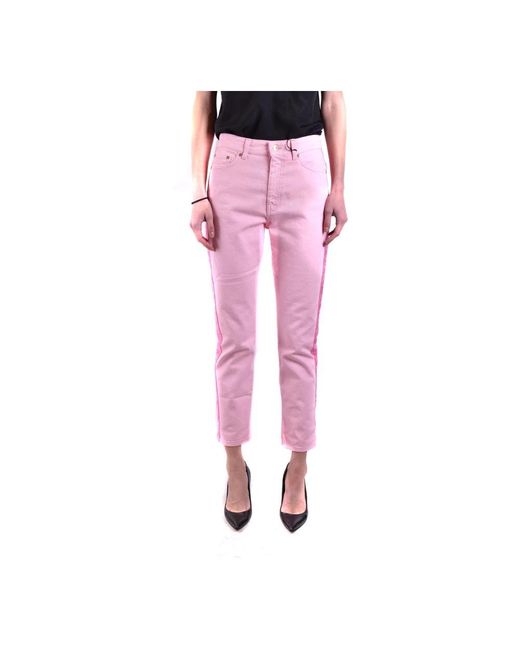 Chiara Ferragni Pink Cropped Trousers