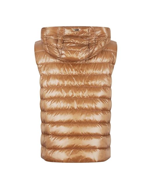 Herno Ultralight Bodywarmer in het Brown