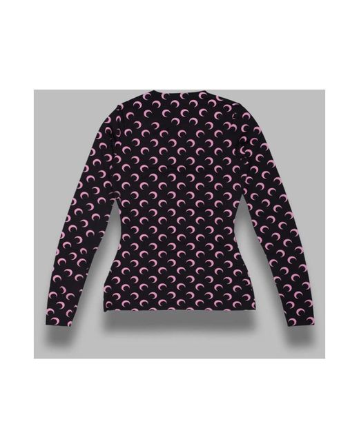 Long Sleeve Tops di MARINE SERRE in Black