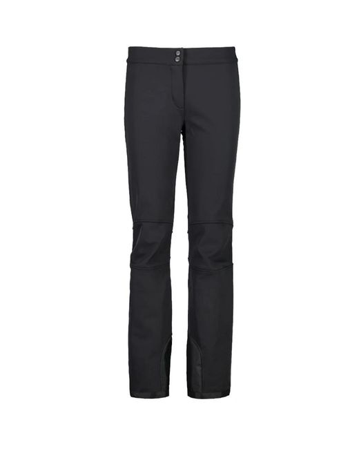 CMP Fitness ,Zwart ,Polyester Thermisch Gelamineerde Waterdichte Broek in het Blue