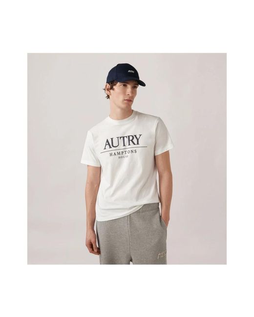 Autry White T-Shirts for men