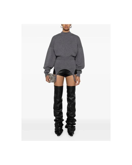 Round-Neck Knitwear di Jean Paul Gaultier in Gray