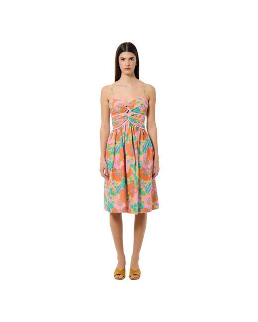Midi Dresses Manoush de color Multicolor