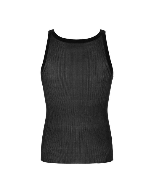 Max Mara Gray Sleeveless Tops