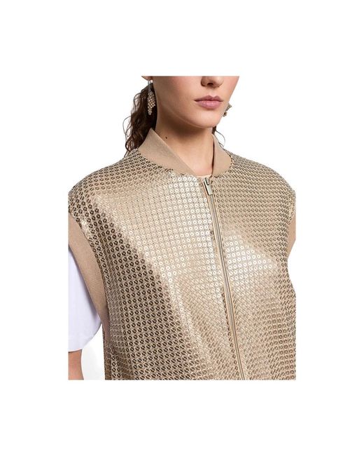 Peserico Brown Vests