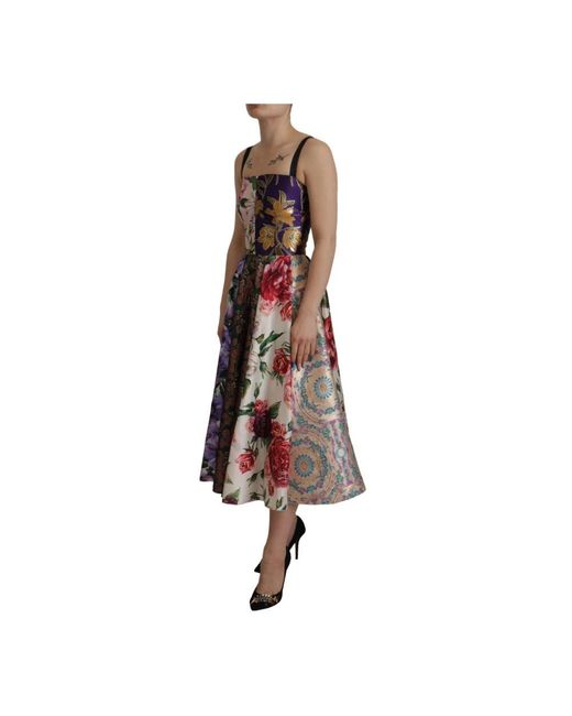 Dolce & Gabbana Brown Midi Dresses