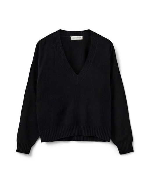 Sofie Schnoor Black Edensw schwarzer wollpullover