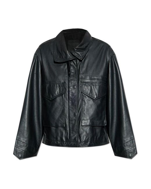 AllSaints Black Lederjacke