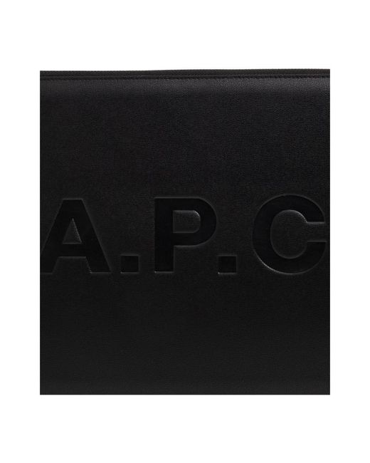 A.P.C. Aktentasche mit logo in Black für Herren