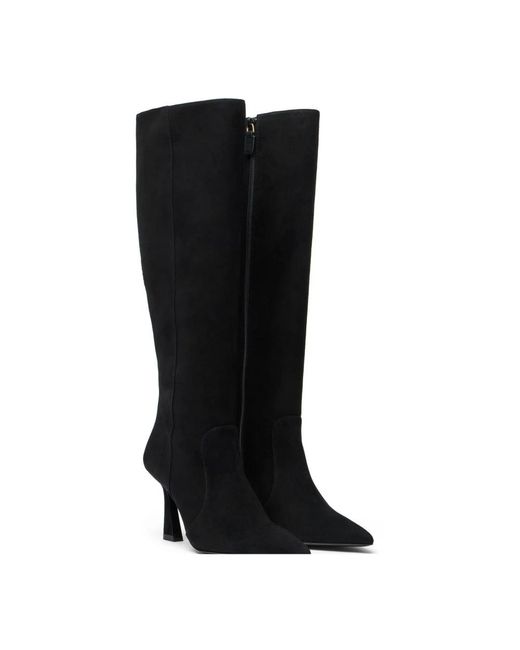 Stuart Weitzman Black Heeled Boots