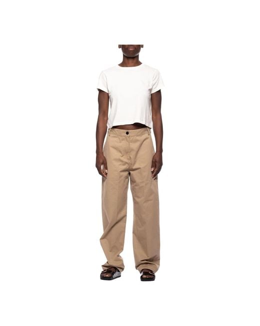 Pomandère Natural Wide Trousers