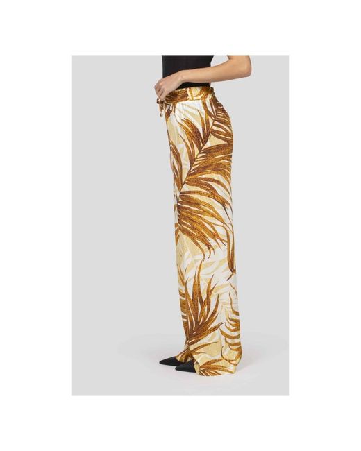 Just Cavalli Metallic Wide Trousers
