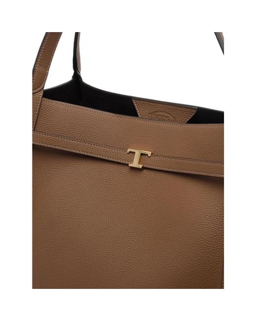 Tod's Brown Shopping Bags