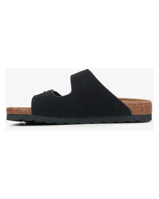 ESTRO Black Sliders for men