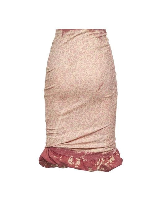 DIESEL Pink Midi Skirts