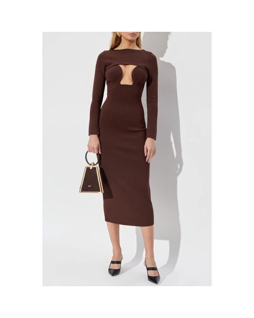 Midi Dresses di Cult Gaia in Brown