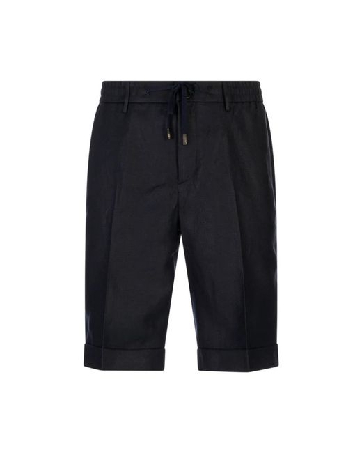 Peserico Black Casual Shorts for men