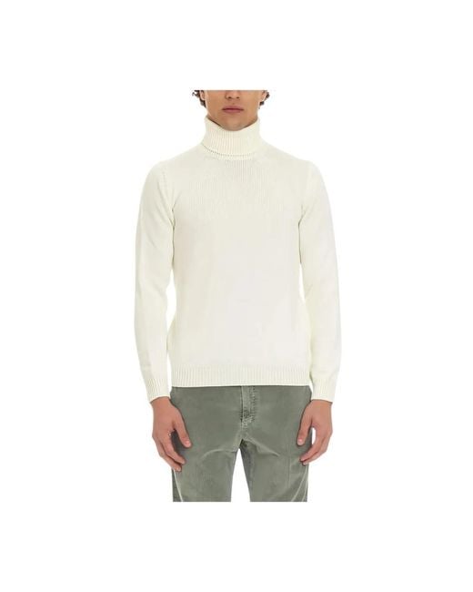 Roberto Collina White Turtlenecks for men