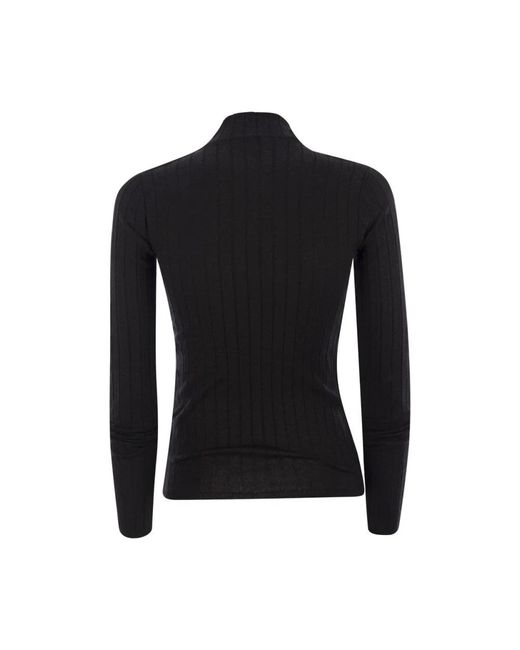 Brunello Cucinelli Black Cashmere Knitwear