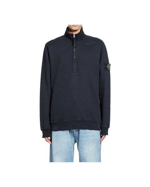 Stone Island Blue Sweatshirts for men