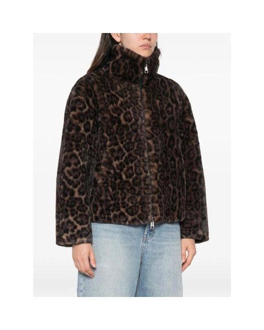 Apparis Black Faux Fur & Shearling Jackets