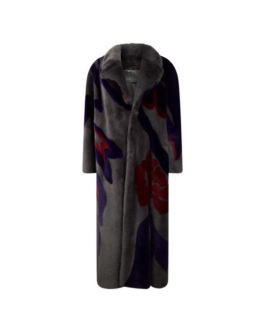Alberta Ferretti Black Single-Breasted Coats
