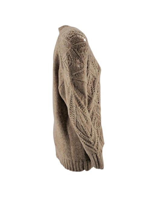 D.exterior Brown Cardigans