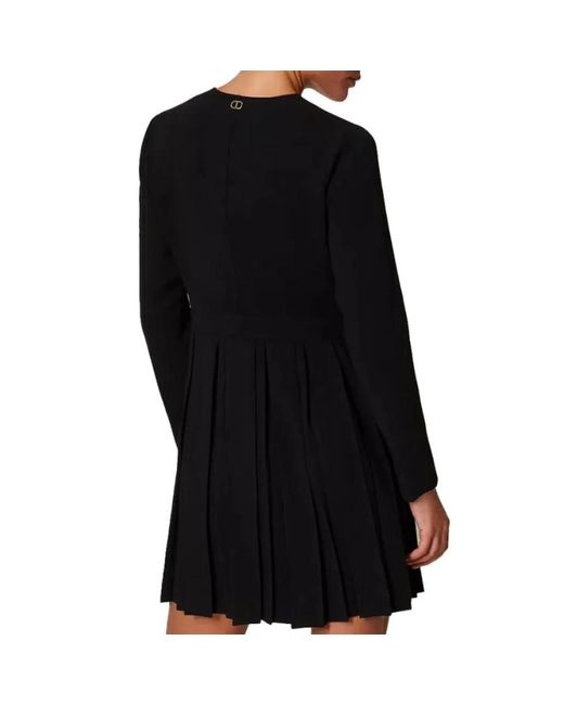 Twinset Black Short Dresses