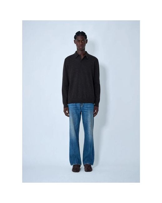 Maison Margiela Black Polo Shirts for men