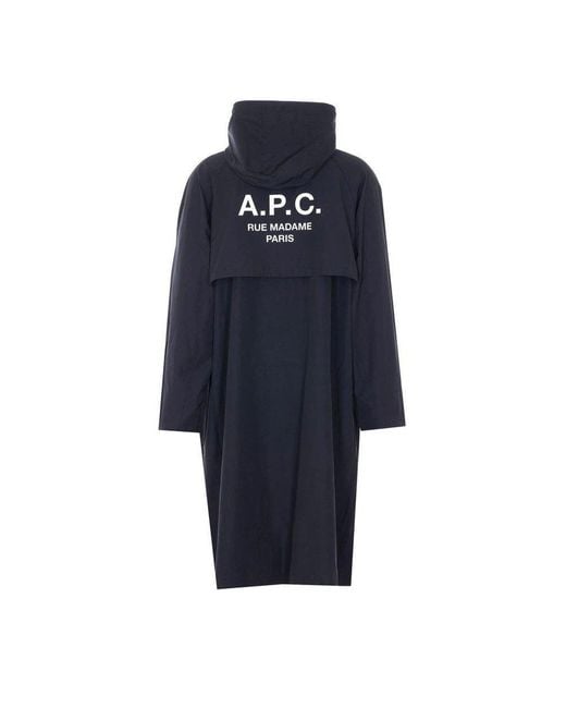 A.P.C. Blue Parkas for men