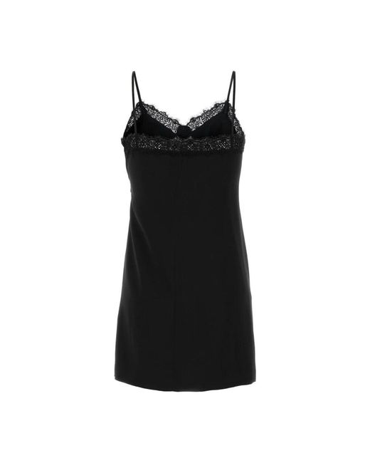 Blumarine Black Satin Kleid