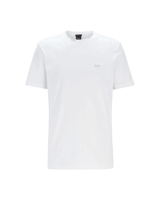 Boss Tee in het White voor heren