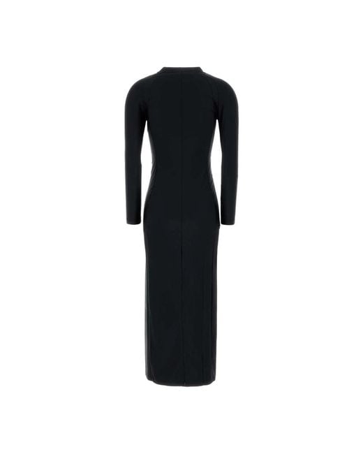 T By Alexander Wang Black Midi Dresses