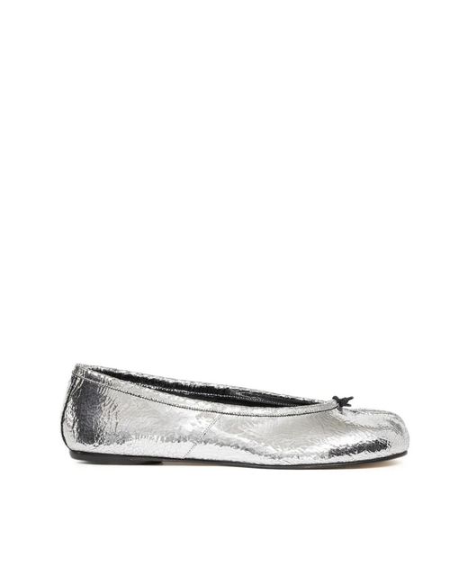 Maison Margiela White Ballerina Shoes