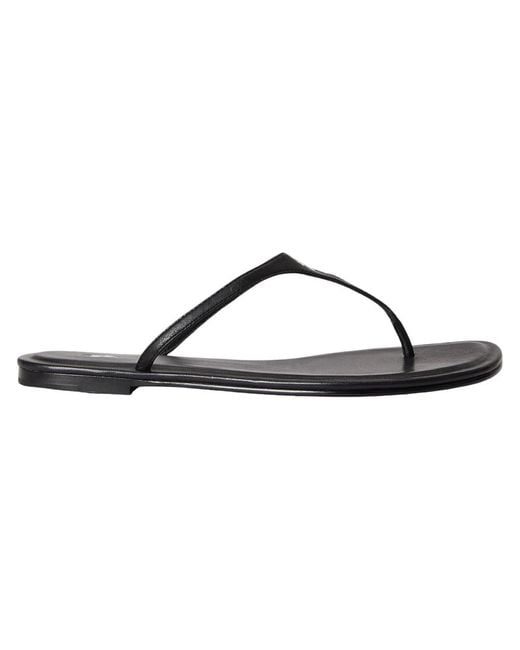 Polo Ralph Lauren Black Flip Flops