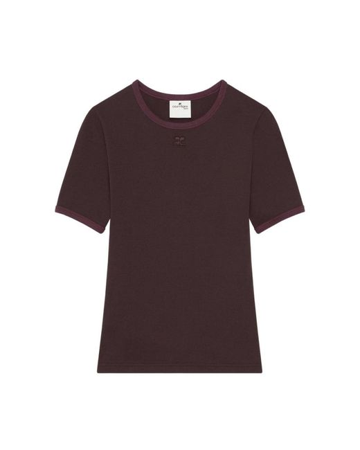 Courreges Brown T-Shirts