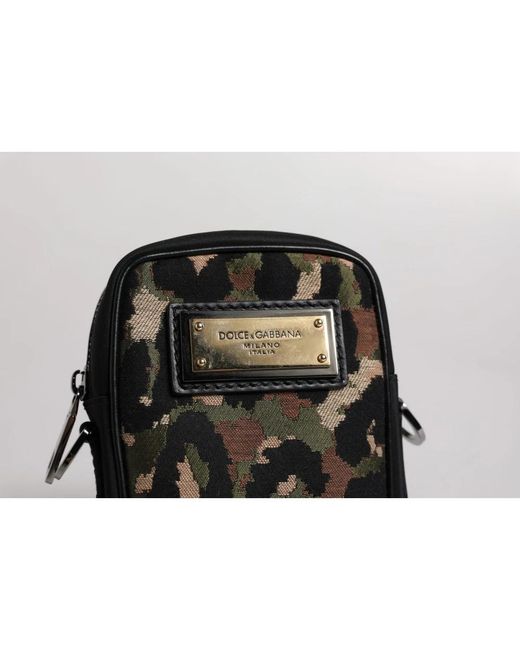 Dolce & Gabbana Black Cross Body Bags