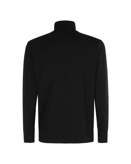 Eleventy Black Turtlenecks for men