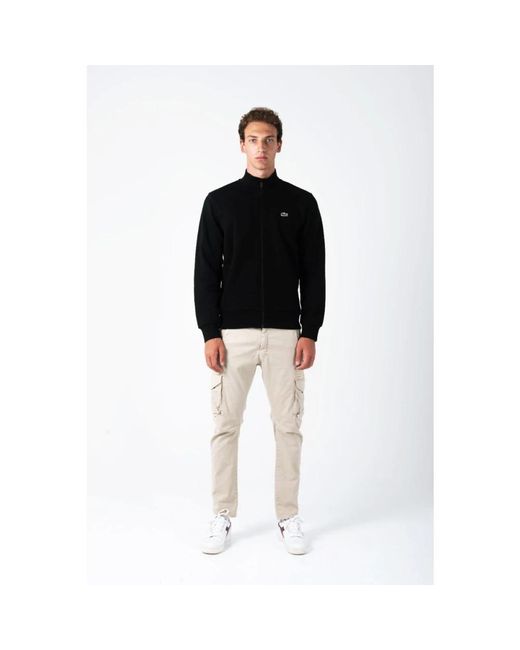 Zip-Throughs Lacoste pour homme en coloris Black