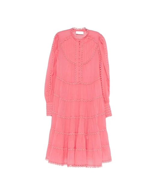 Ermanno Scervino Pink Midi Dresses