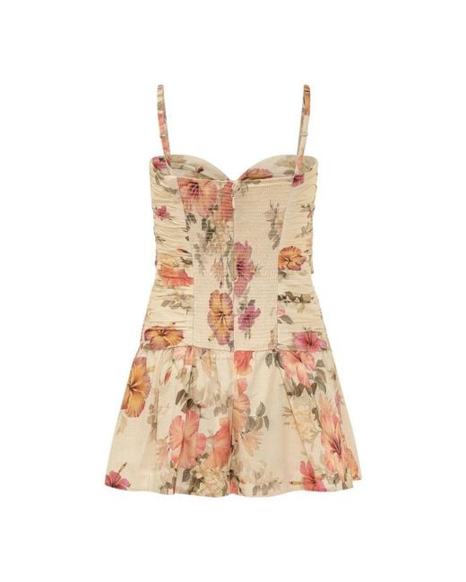 Playsuits Zimmermann de color Brown