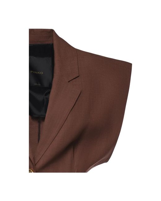 Pinko Brown Vests