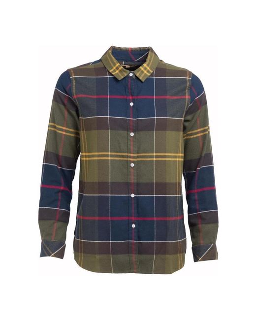 Barbour Klassieke Tartan Overhemd in het Blue