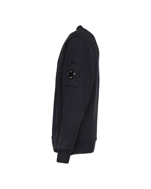 C P Company Blue Round-Neck Knitwear for men