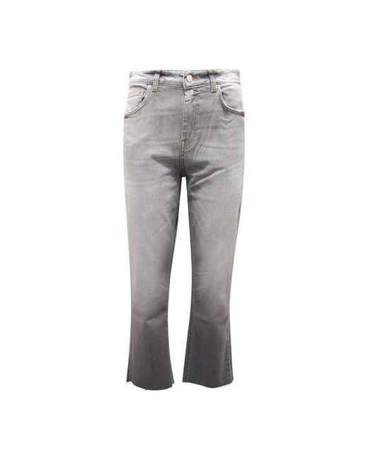 Department 5 Gray Flare Jeans