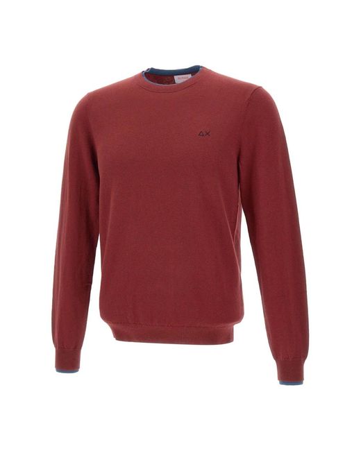 Sun 68 Sweaters Rood in het Red voor heren